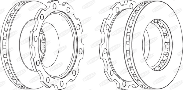 Тормозной диск   BCR210A   BERAL
