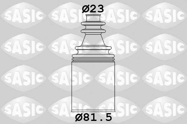 Комплект пыльника, приводной вал   1904006   SASIC