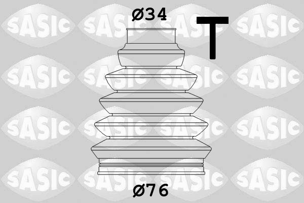 Комплект пыльника, приводной вал   2933203   SASIC