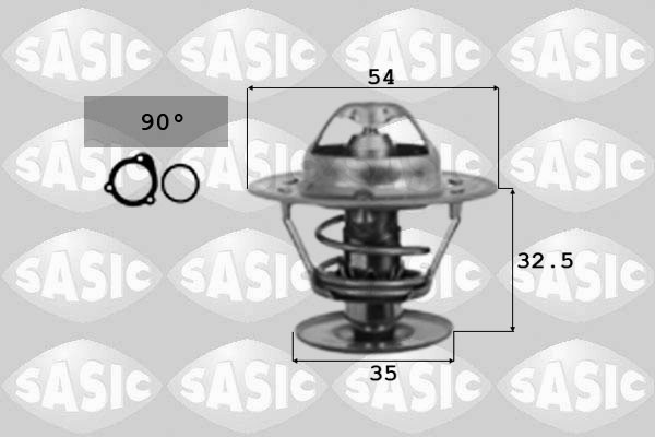 Термостат, охолоджувальна рідина   4000374   SASIC