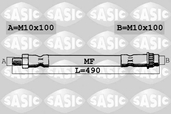 Гальмівний шланг   6600007   SASIC