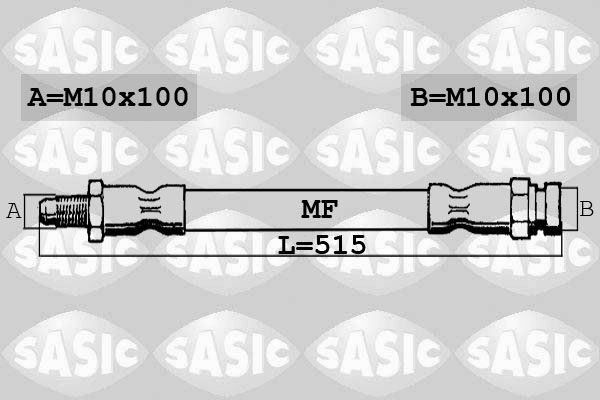 Гальмівний шланг   6600055   SASIC