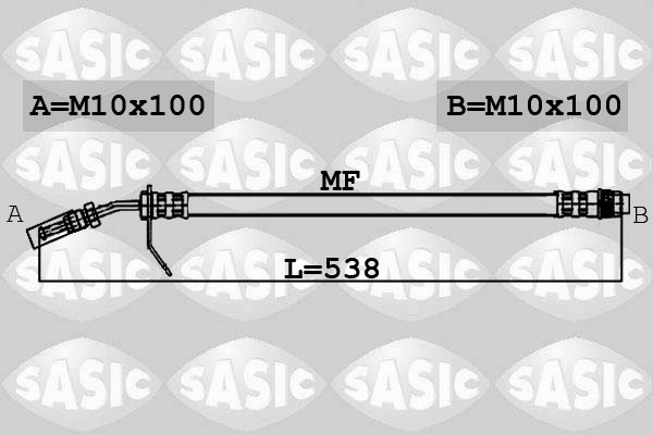 Тормозной шланг   6604009   SASIC