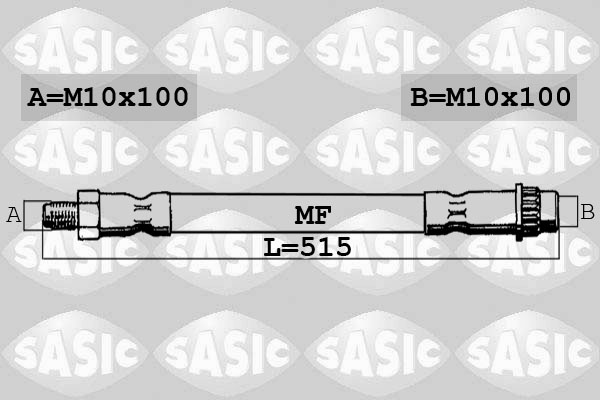 Гальмівний шланг   6604016   SASIC