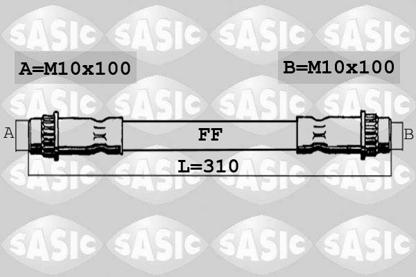 Гальмівний шланг   6604033   SASIC