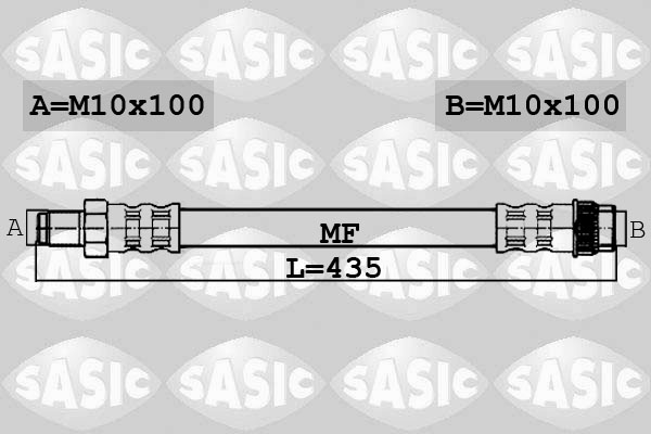 Гальмівний шланг   6604035   SASIC