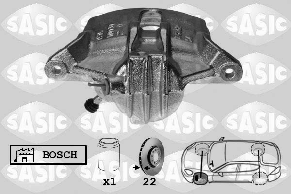 Гальмівний супорт   6500022   SASIC