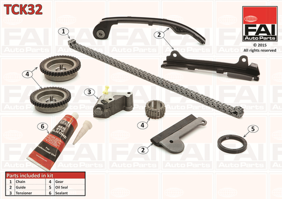 Комплект цели привода распредвала   TCK32   FAI AutoParts