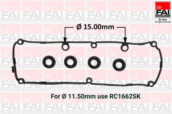 Прокладка, крышка головки цилиндра   RC1663SK   FAI AutoParts