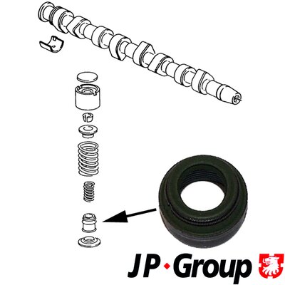 Ущільнювальне кільце, шток клапана   1111352700   JP GROUP