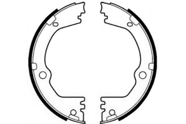 Комплект гальмівних колодок, стоянкове гальмо   58305 2WA00   HYUNDAI