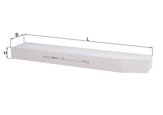 Фильтр, воздух во внутренном пространстве   LA 897   MAHLE