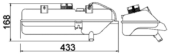 Компенсационный бак, охлаждающая жидкость   CRT 16 000S   MAHLE