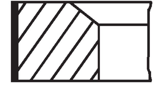 Комплект поршневых колец   001 01 N0   MAHLE