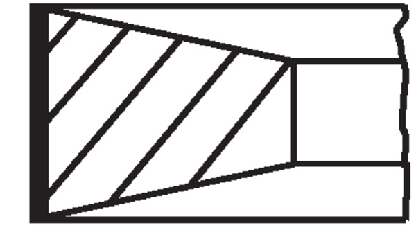 Комплект поршневых колец   008 05 V0   MAHLE