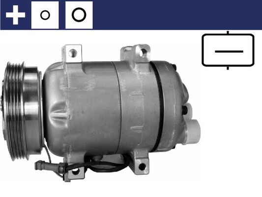 Компрессор, кондиционер   ACP 53 000S   MAHLE