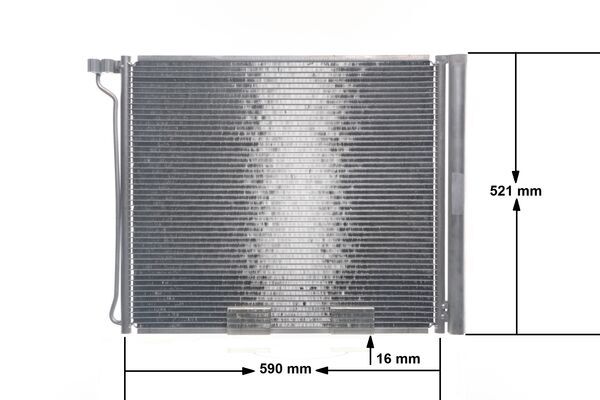 Конденсатор, кондиционер AC 269 000S MAHLE #11