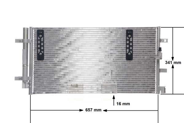 Конденсатор, кондиционер AC 4 000S MAHLE #11