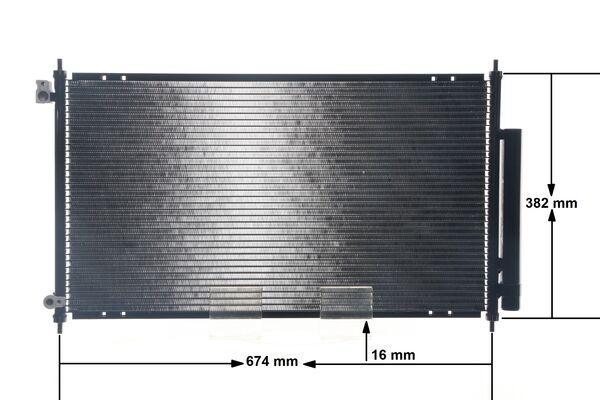 Конденсатор, система кондиціонування повітря AC 467 001S MAHLE #11