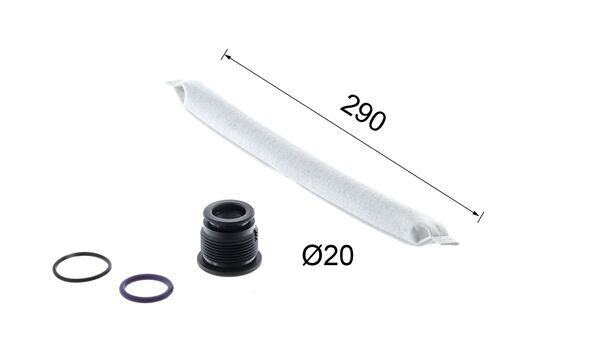 Осушувач, система кондиціонування повітря AD 93 000P MAHLE #9