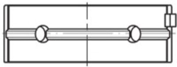 Подшипник коленвала   081 HL 21839 000   MAHLE