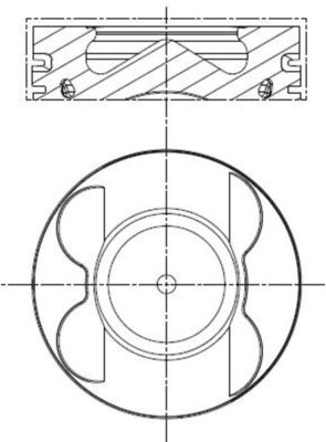 Поршень   001 PI 00106 000   MAHLE