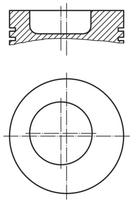 Поршень   002 79 00   MAHLE