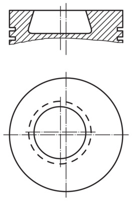 Поршень   002 80 00   MAHLE