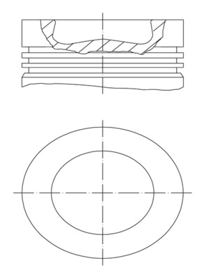 Поршень   003 98 00   MAHLE