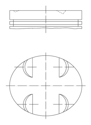 Поршень   005 24 00   MAHLE