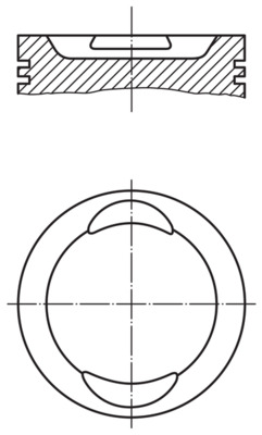 Поршень   009 41 00   MAHLE