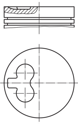 Поршень   009 79 04   MAHLE