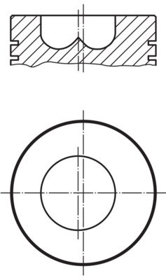 Поршень   009 89 00   MAHLE