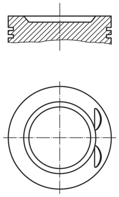 Поршень   011 73 01   MAHLE