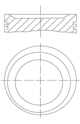 Поршень   011 75 01   MAHLE