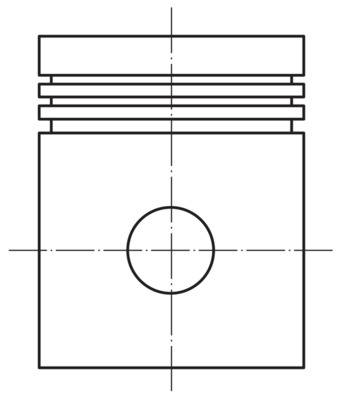 Поршень   012 02 00   MAHLE