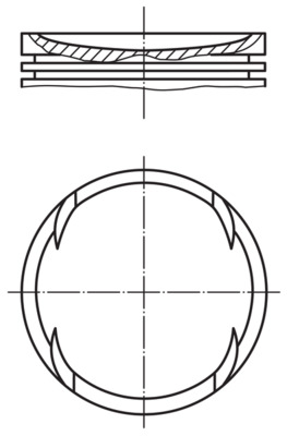 Поршень   028 PI 00120 000   MAHLE