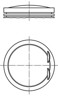 Поршень   028 PI 00128 000   MAHLE