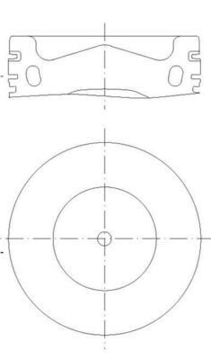 Поршень   028 PI 00158 002   MAHLE