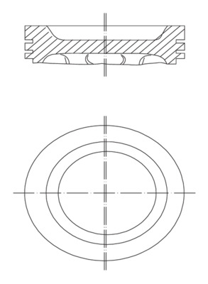 Поршень   030 34 02   MAHLE