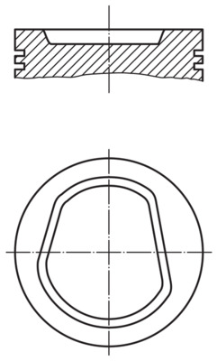 Поршень   030 42 02   MAHLE