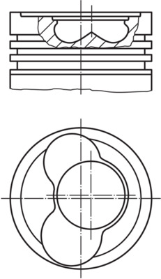 Поршень   030 58 00   MAHLE