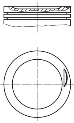 Поршень   030 83 00   MAHLE