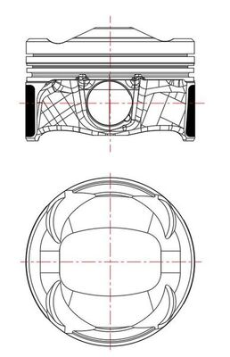 Поршень   039 PI 00134 000   MAHLE