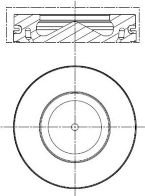 Поршень   081 PI 00113 000   MAHLE