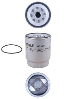 Фільтр палива KC 491D MAHLE #1