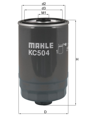 Топливный фильтр   KC 504   MAHLE