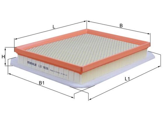 Повітряний фільтр   LX 1926   MAHLE