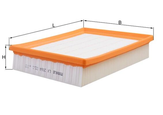 Воздушный фильтр   LX 2084   MAHLE