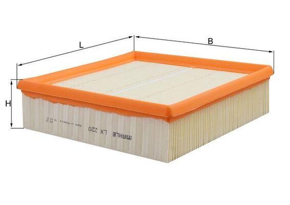 Повітряний фільтр   LX 220   MAHLE